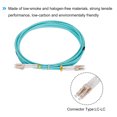 thumbnail image 4 of Unique Bargains Câble de Patch Fibre 3 Mètres 9.8 Pieds Multimode LC-LC OM4 LSZH Fibre Optique Vert pour Récepteur 1Pcs, 4 of 6