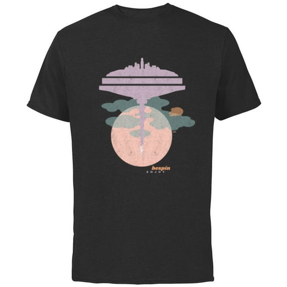 Star Wars Bespin Cloud City Pastel - Short Sleeve Cotton T-Shirt for Adults - Customized-Black