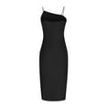 thumbnail image 6 of OAVQHLG3B Sling Bodycon Dresses for Women Party Night Maxi Sleeveless Solid Slit Casual Cocktail Evening Gown Dress Vestir, 6 of 9