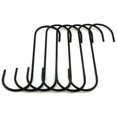 thumbnail image 1 of RuiLing Ganchos para colgar de acero con revestimiento antiestático negro de 6,5 pulgadas, ganchos tipo S resistentes en forma de S, los mejores para utensilios de cocina, macetas, utensilios, plantas, 1 of 1