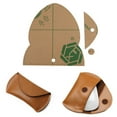 thumbnail image 5 of Conjunto de plantillas de cuero hechas a mano, acrílico transparente, funda para ratón, herramienta artesanal, 5 of 5