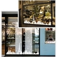 thumbnail image 4 of Decoraciones Reutilizable Ciudad Ventana de Navidad Auto Aferra Blanca, 4 of 8