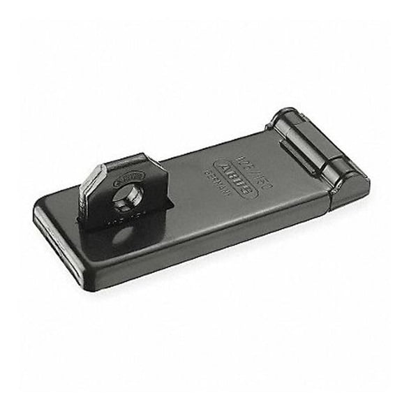 Abus High Security Hasp,Hardened Steel,Black 125/150