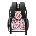 thumbnail image 2 of Kdxio Leopard Print (2) Clear Backpack, Transparent Bookbag for School for Women Men, Capacity Clear Bag for College, Travel, 2 of 7