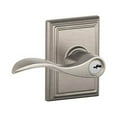 thumbnail image 6 of SCHLAGE F51A Accent with Addison Rose Keyed Entry Lock C Keyway with 16211 Latch 10063 Strike Antique Brass Finish, 6 of 6