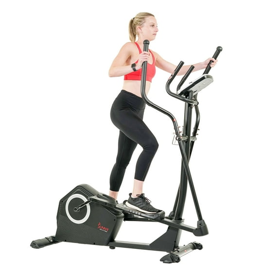 Sunny Health & Fitness Programmable Cardio Elliptical Machine Cross Trainer for Home Exercise Workout Equipment , SF-E3890