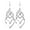 Silver, variant on SmartBy Earrings Sequins Skin-friendly Metal Fashion Ear Pendants for Dating