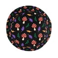 thumbnail image 7 of Cute Mushrooms And Leaves Pattern Bucket Hat Foldable Fisherman Outdoor Summer Camping Travel Hiking Caps for Men Women, 7 of 7