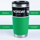 thumbnail image 5 of Vasos de Acero Inoxidable - Termo Tumbler | Vaso Térmico de 20oz - 600ml | Mantiene la Temperatura Entre 8 y 24 Horas - Bebidas Frías y Calientes | Tapa Antiderrame - Ideal verde claro 20oz - 600ml NORDAY 20TBLACK, 5 of 5