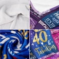 thumbnail image 5 of Gift for Women 40th Birthday, 40th Birthday Gifts Blanket, 40 Year Old Birthday Gifts for Women, Birthday Gifts for 40th Birthday Woman, 40th Birthday Gifts Decorations for Women Friends Sister, 5 of 5