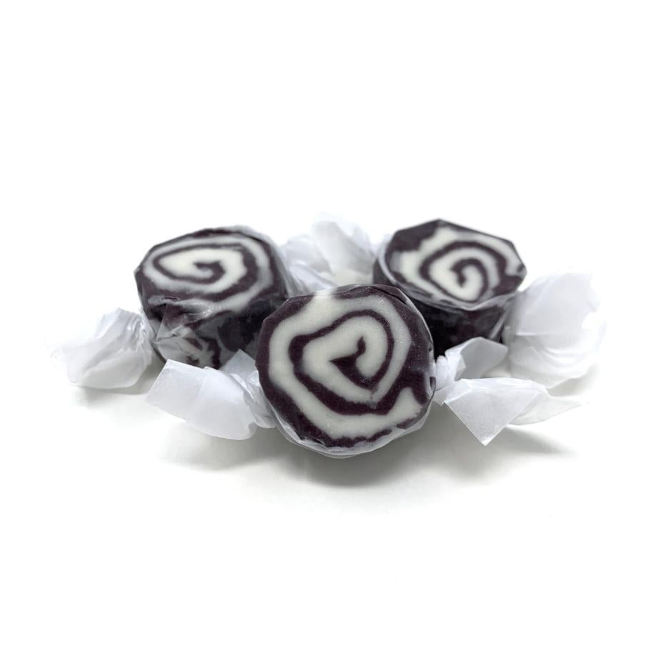 Jackie's Chocolate Black Licorice Taffy, 1 LB