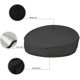 thumbnail image 3 of Funda para sofá cama redonda de 90 pulgadas, funda para muebles de jardín para exteriores de tela Oxford resistente, funda para sofá cama, resistente al agua, a los rayos UV y a la, 3 of 5