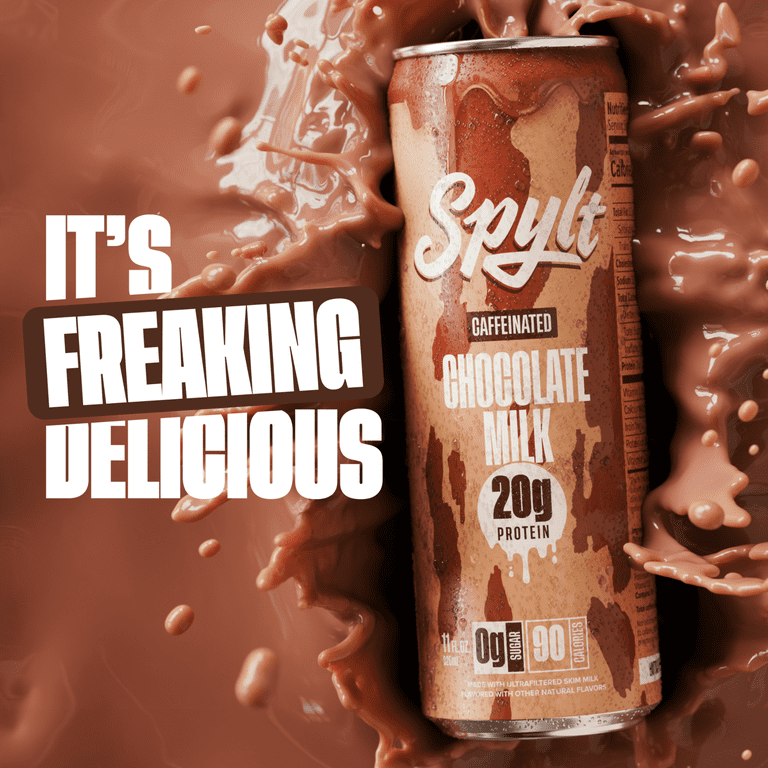 Spylt Protein Milk, 60 mg Caffeine, 20g Protein, Sugar and Lactose Free, 6 Flavor Variety Pack, 11 oz, 12 Count