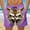 Purple, variant on BRGZLK Mens Beach Shorts Summer Drawstring Waist Funny Cat Expression Print Summer Swim Trunks Novelty Beachwear Sports Vacation Shorts with Pockets