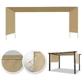 thumbnail image 5 of 17' L x 6.7' W Universal Replacement Canopy for Pergola Structure Outdoor (Canopy Only) (Green), 5 of 8