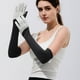 thumbnail image 5 of 2 pares de guantes de protección solar de verano, protectores de brazos alargados, anti-ultravioleta para exteriores, diseño de costura bicolor antideslizante, 5 of 6