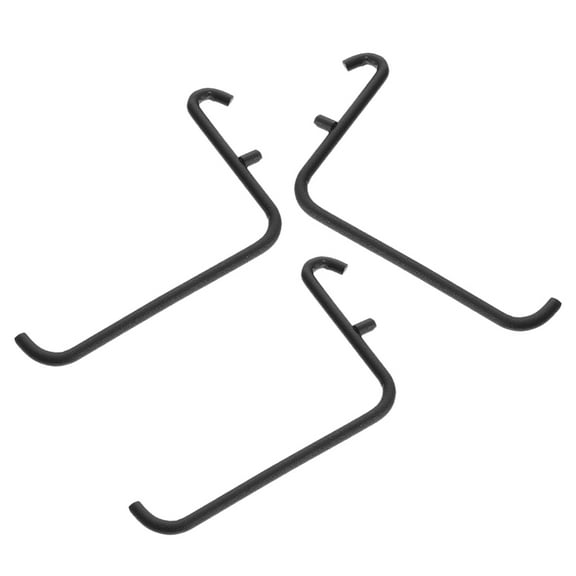 Worgeous 3pcs Iron Pegboard Hooks For Hanging Tools Heavy Duty Peg Board Accessories For Garage Wall Utility Hooks Board Hooks For Workshop