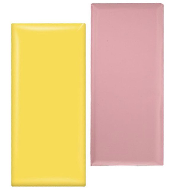 Soft Package Wall Padding Bumper Sticker For Children's Rooms Assorted Color Safety Protector 2Pcs