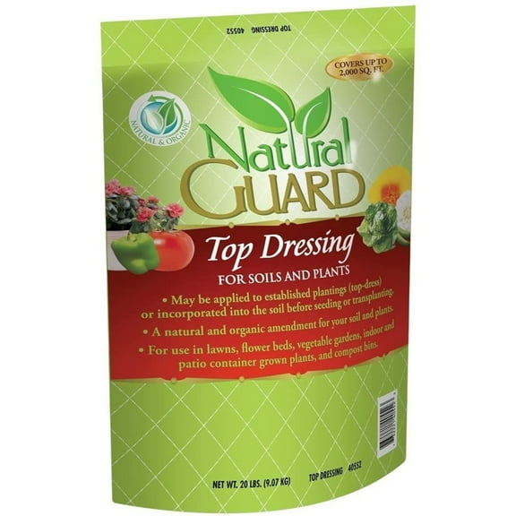 Natural Guard Organic Top Dressing For Soils and Plants, 20 Pound Bag