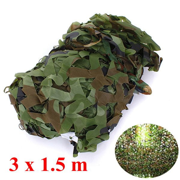 3M x 3M Camouflage Net Camo Hunting Shooting Hide Army Camping Woodland Netting 