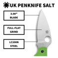 thumbnail image 4 of Spyderco C94PGR UK Penknife 3" LC200N Blade Green Handle Folding Knife, 4 of 6