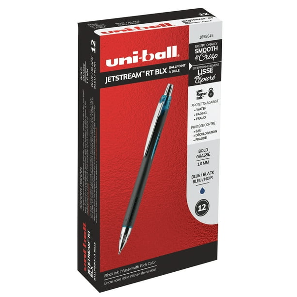 rit Zuidelijk Afleiden uniball Jetstream BLX Retractable Ballpoint Pens, Medium Point, 1.0 mm, Blue-Black Ink, 12 Count - Walmart.com rit Zuidelijk Afleiden uniball Jetstream BLX Retractable Ballpoint Pens, Medium Point, 1.0 mm, Blue-Black Ink, 12 Count - Walmart.com