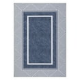 thumbnail image 5 of CAROMIO Machine Washable Bordered Bedroom Rug Modern Rug Ultra-Thin Low Pile Accent Rug Non Slip Carpet for Living Room Dining Room Home Office, 9' x 12' Blue, 5 of 7
