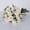 B, variant on VAJUSO Artificial Mini Rose Bouquet Home Wedding Handheld Floral Decoration White