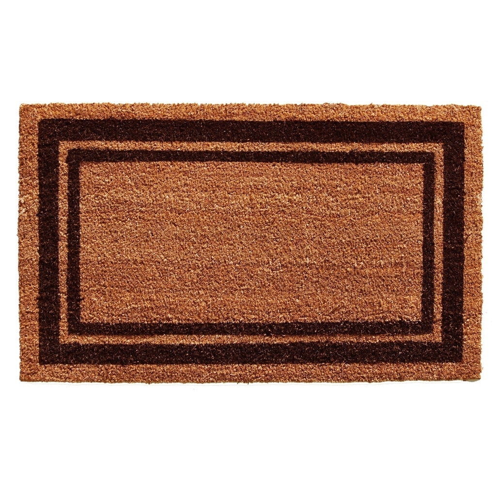 Calloway Mills Brown Border Doormat 24" x 36"