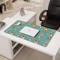 thumbnail image 3 of Long Mouse Pads for Desk,Chihuahua and Footprints Desk Mats on Top Of Desks, Desk Mouse Pad Extra Large with 3mm Non-Slip Base and Stitched Edge for Gaming,Office,Work,Home 31.5"x15.7", 3 of 6