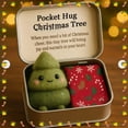 thumbnail image 6 of 3pcs Christmas Pocket Hug Gift, Soft Fleece Lined Portable Warmth Holiday Present, Comfort & Joy Keepsake for Friends Family Holiday Cheer Compact Design Heartfelt Message Reusable Sack, A, B, C, 6 of 7