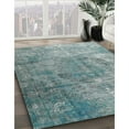 thumbnail image 2 of Ahgly Company Indoor Rectangle Traditional Grayish Turquoise Green Persian Area Rugs, 4' x 6', 2 of 6