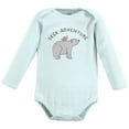 thumbnail image 4 of Touched by Nature Unisex Baby Organic Cotton Long-Sleeve Bodysuits, Dreamy Woodland, 18-24 Months, 4 of 5