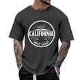 thumbnail image 2 of California Graphic Tees for Men 2026 Summer Casual Short Sleeve Crewneck T Shirts West Coast Streetwear, 2 of 5