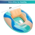 thumbnail image 2 of Aqua Leisure Swim School Inflatable Baby Boat for Pool, 2 of 8