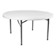 thumbnail image 3 of Mesa Plegable Jardin Exterior Portatil Redonda Color Blanco 122cm, 3 of 7