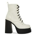 thumbnail image 2 of Madden Girl Womens Drivenn Faux Leather Tall Combat & Lace-up Boots, 2 of 3