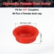 thumbnail image 2 of 30 Piezas Tapa de Polvo para Acoplador Hidráulico, Cubiertas de Conector Rápido Hidráulico para Puertos de Desconexión de 3/4", Rojo, 2 of 5