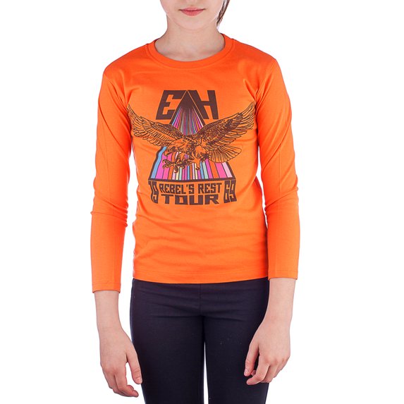 Ed Hardy Little Girls' Eagle T-Shirt - Orange