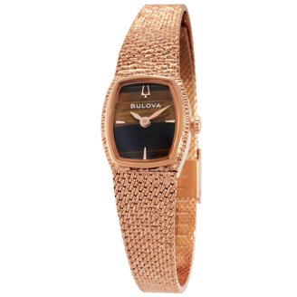 Bulova Ladies MOP Dial Rose Gold Bangle Bracelet BULOVA Womens Thin Profile Dress Watch, MOP Dial, Rose Gold  main image 2