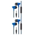 thumbnail image 1 of Wisewang Phone Music Wired In-ear Headphone Wire Control Cellphone 3.5mm Plug Earbuds 80cm 2Set, 1 of 6