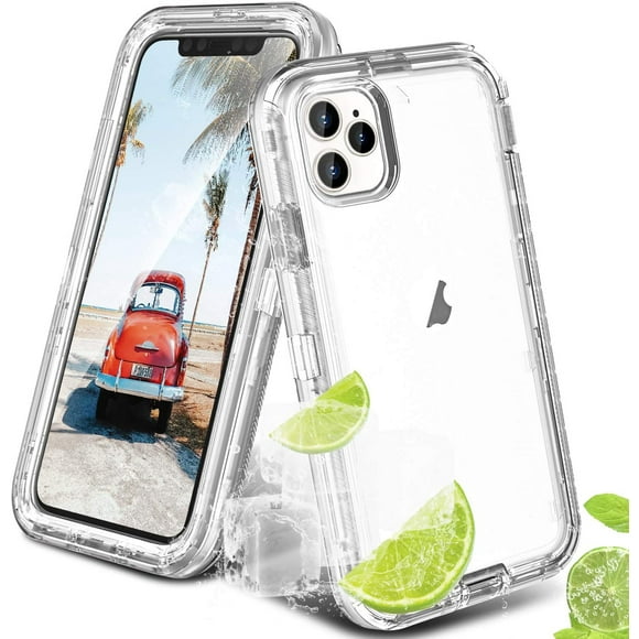 Veeki Case Compatible with iPhone 11 Case, Heavy Duty Shockproof Anti-Fall clear case