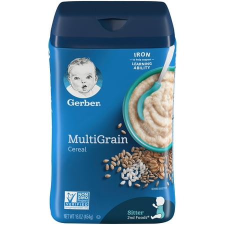 (3 pack) (3 Pack) Gerber Multigrain Baby Cereal 16 oz