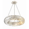 thumbnail image 6 of 536-SA Crystorama Lighting Broche - 6 Light Chandelier-5 Inches Tall and 24 Inches Wide-Antique Silver Finish, 6 of 8
