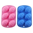thumbnail image 4 of Yuarrent Molde de silicona Molde de pastel en forma de huevo de Pascua DIY Bandeja de hielo de chocolate Herramienta para hornear panadería casera, Verde Herramientas y accesorios para hornear Azul Yuarrent HA003686-02, 4 of 6