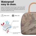thumbnail image 3 of Lunch Bag Lunch Box for Women Reusable Insulated Lunch Cooler Bags,Large Capacity for Work Travel Picnic,Water-Resistant Marble Lunch Tote Bag Gifts for Woman Mom Beige, 3 of 6