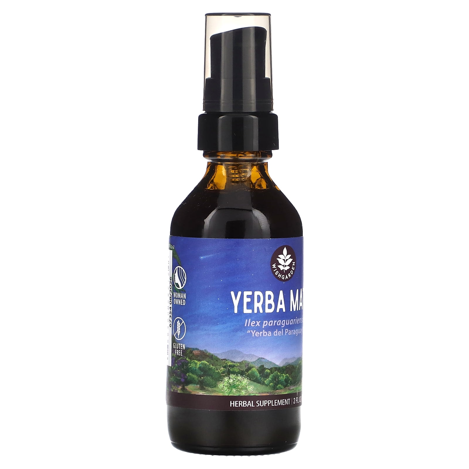 WishGarden Herbs Yerba Mate, 2 fl oz (59 ml)