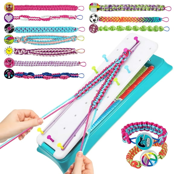 Niteris Friendship Bracelet Making Kit Toys, DIY Arts Crafts Toys Christmas Birthday Gifts for Kids Age 8-12 Years Old