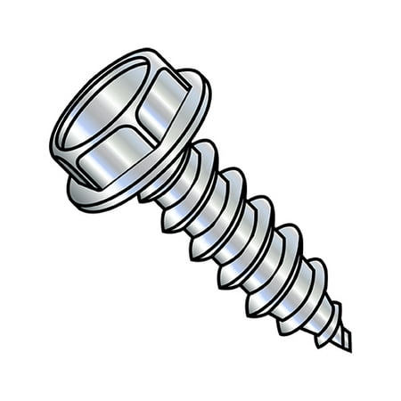 

5/16-9X2 .428-.437A/F Unslotted Indent Hex Washer Self Tap Screw Type A Full Thread Zinc (Pack Qty 900) BC-313207AW