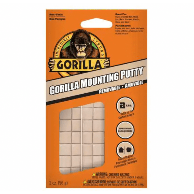 Gorilla Mounting Putty 2oz 2700